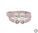 Armband mit Schiebeperle in rosa